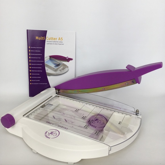 Purple Cow Office Paper Cutter Laminator Desk Organizer Poshmark